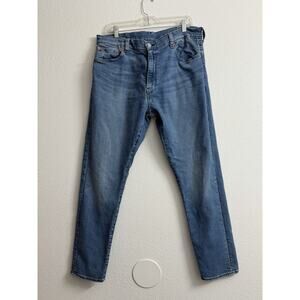 Levi's 512 Jeans Mens Size 38x32 Slim Medium Blue Denim